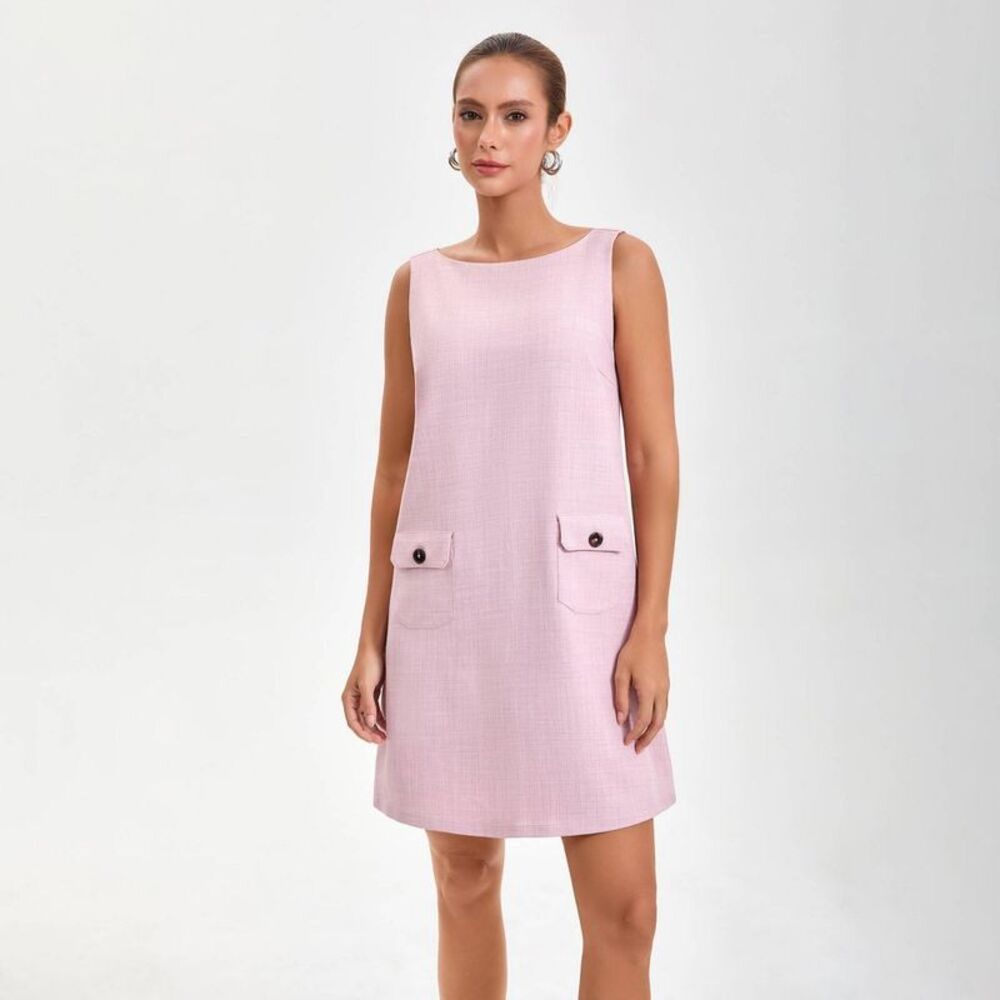 a new day Pink Strapless Shift Dress